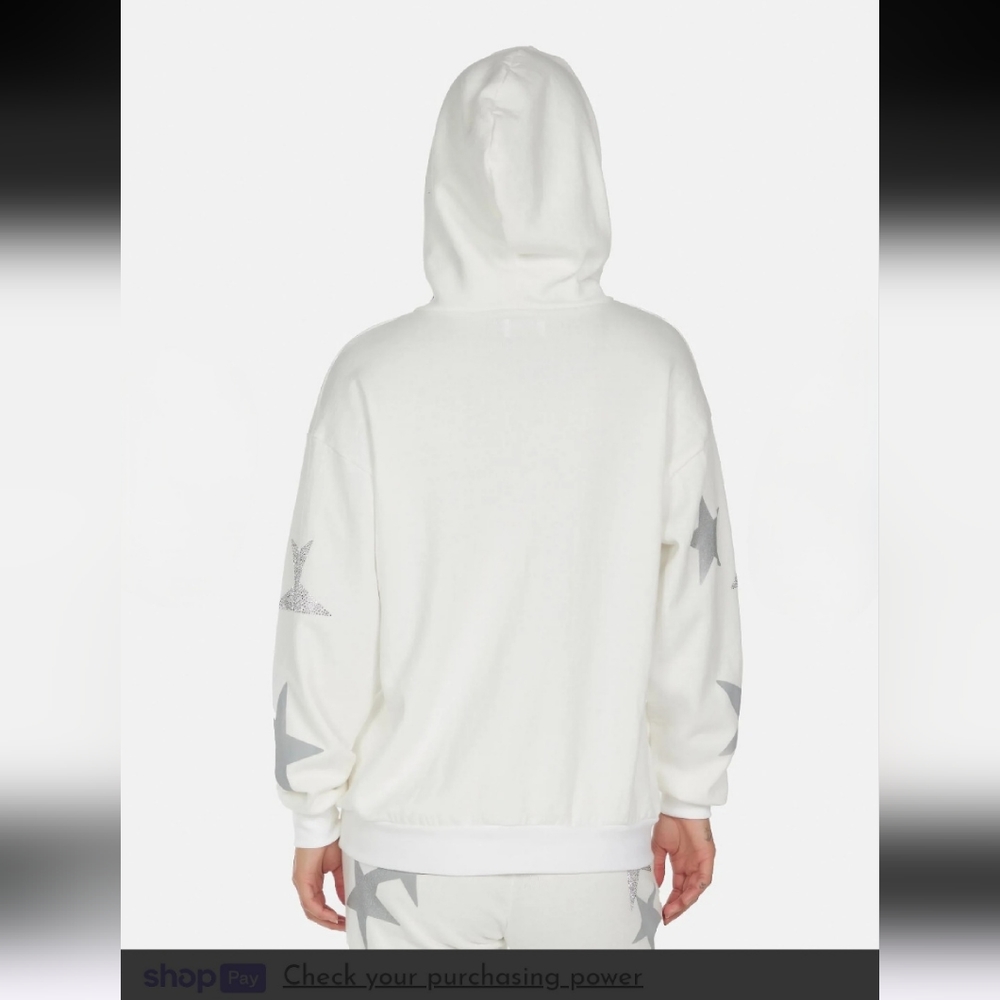 LAUREN MOSHI Crystal Multi Stars Hoodie - Picture 5 of 5
